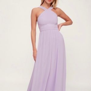 Lulus Air of Romance Dress Bridesmaid size Small in Lavender